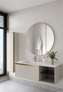 Раковина-моноблок Armadi Art Quatro 793-120-W-A асимметричная 120 см белый